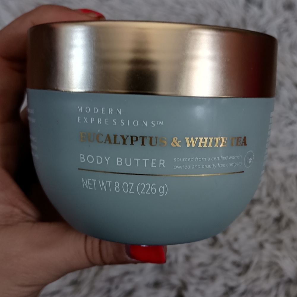 Modern Expressions Eucalyptus & White Tea Body Butter, 8 oz